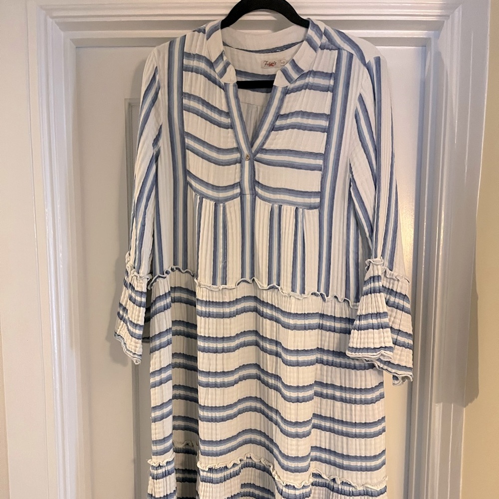 Faherty Vida Midi Gauzy Cotton size M - NWOT